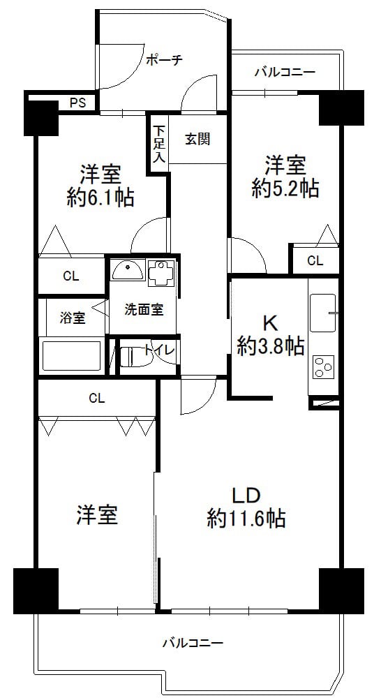 星和プラネタウン2期 間取り図